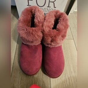 UGG Mauve/Raspberry Ankle Boots